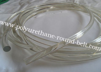transmission industrial Polyurethane PU Transparent Smooth Round Belt / Polyurethane Round Belt