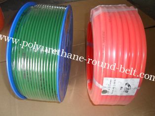 Industrial 9mm Polyurethane Round Belt Orange or Green for food grade Processing