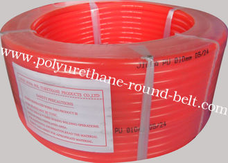 Transmission Industrial 10mm Orange or Green color smooth belt PU Polyurethane Round Belt