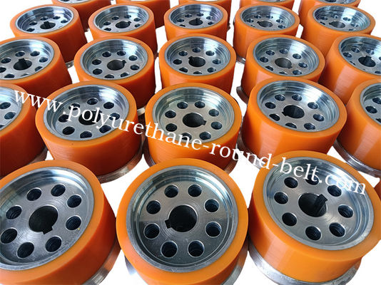 6 Inch Custom Service Pu Wheels With Solid Hub Type