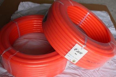 Orange Smooth PU Round Belt Hardness 90A with wear-resistance