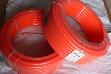 Orange Smooth PU Round Belt Hardness 90A with wear-resistance