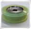 Bisque Polyurethane Wheels Coating with Iron Core , Oil Resistant