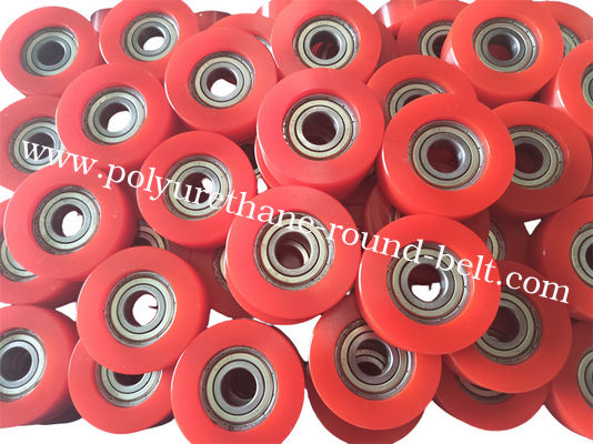 6 Inch Custom Service Pu Wheels With Solid Hub Type