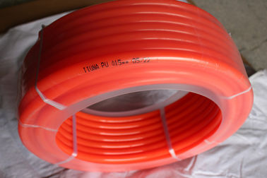 Orange Smooth PU Round Belt Hardness 90A with wear-resistance